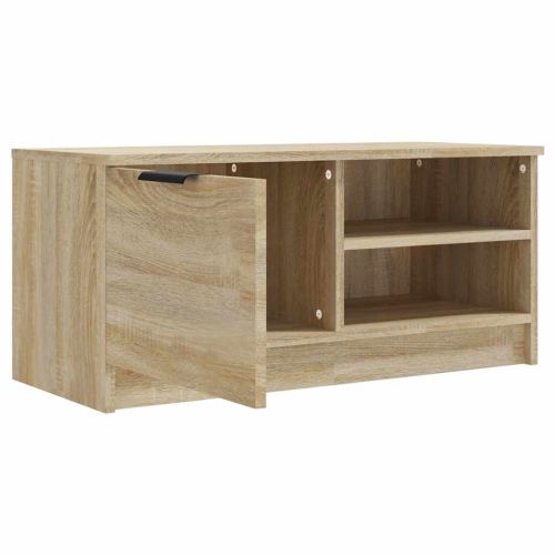 ТВ шкафове 2 бр дъб сонома 80x35x36,5 см инженерно дърво