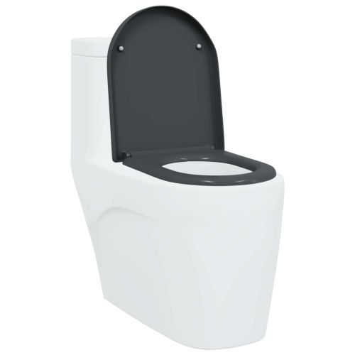 Тоалетна седалка Антрацит 49 x 36 x 4 см Дуропласт