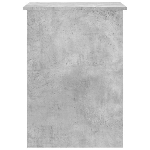 Бюро, бетонно сиво, 100x55x75 см, инженерно дърво