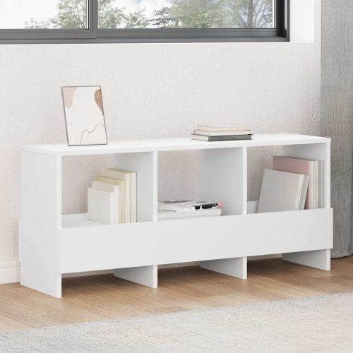 Етажерка за списания Бяло 102 x 30 x 45 см