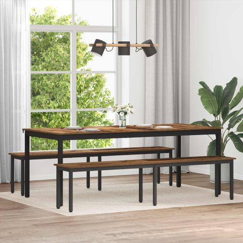 Пейка Старо дърво 200 x 35 x 45 см Инженерна дървесина