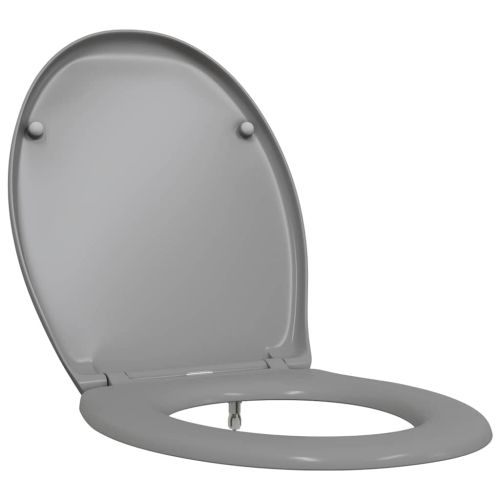 Тоалетна седалка Сив 47 x 37 x 4 см Дуропласт