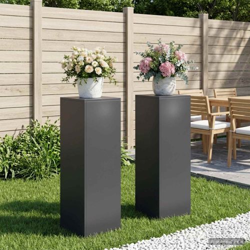 Стойка за растения 2 pcs Антрацит 30 x 30 x 100 см