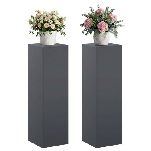 Стойка за растения 2 pcs Антрацит 30 x 30 x 100 см