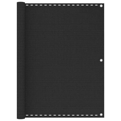 Балконски параван, HDPE, 120x500 см, антрацит