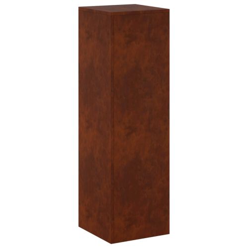 Стойка за растения Ръждясало 30 x 30 x 100 см Кортенова стомана