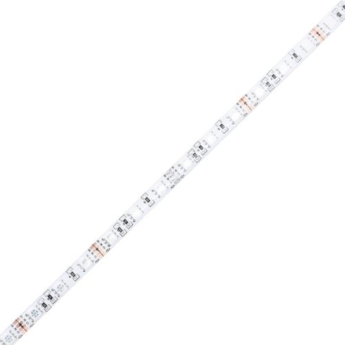 ТВ шкаф с LED осветление, опушен дъб, 160x35x40 см