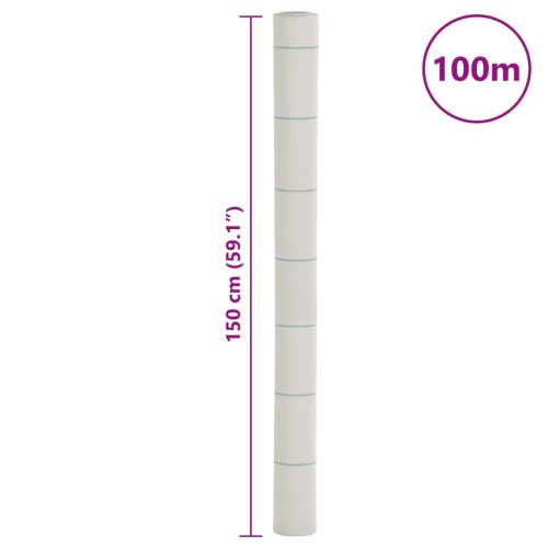 Мембрана против плевели, бяла, 1,5x100 м, PP