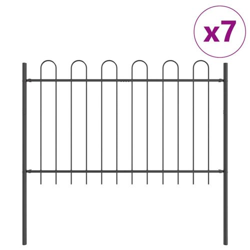 Градска ограда BOXTEL 7 бр. 11,9 x 1,2 м Сив