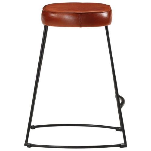 Бар табуретки 2 бр тъмнокафяви 40x29,5x53 см