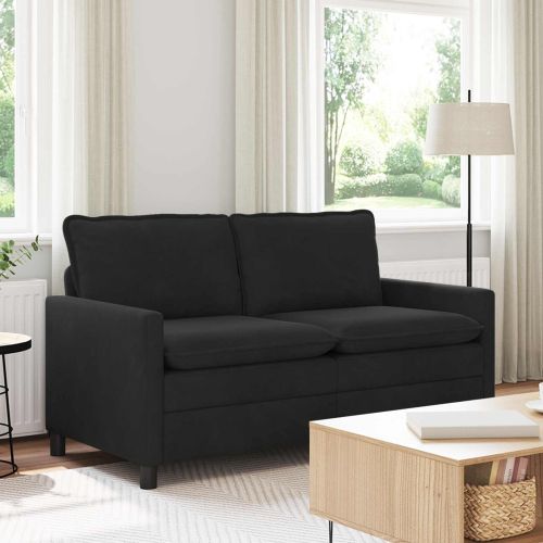 Диван Черно 156 x 81 x 87,5 см Кадифе