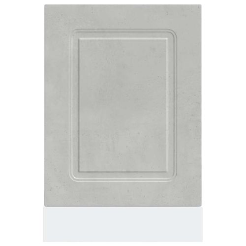Панел за съдомиялна машина, Kalmar, бетонно сив, 45x1,5x57 см, инженерно дърво