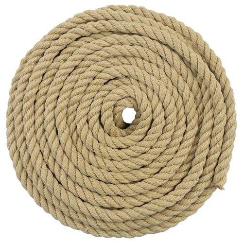 Въже за лодка 10 mm 100 m Натурално