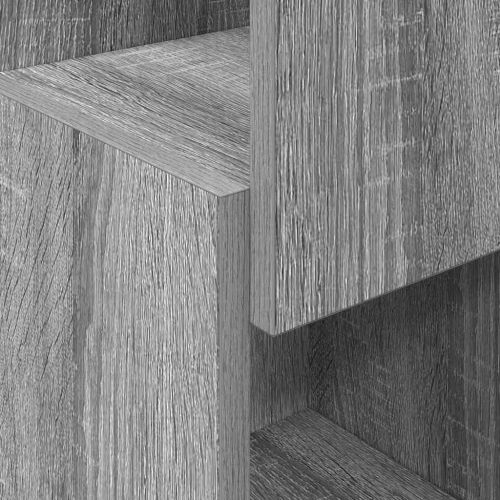 Ъглов шкаф 25,5x25x80см Инженерна дървесина Сив Сонома