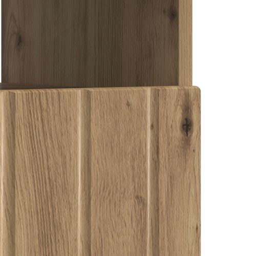 LED телевизионен кабинет ZWOLLE 100 x 35 x 43 см Дъб артизан