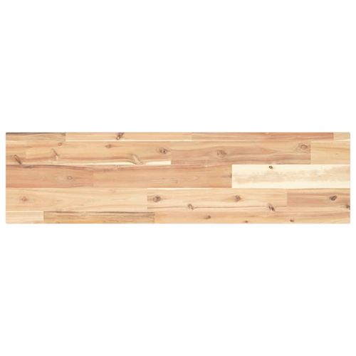 Плаващи рафтове, 4 бр., 80x20x2 см, необработена масивна акация
