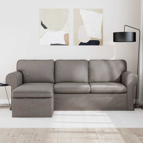 Диван Таупе 215 x 138 x 80 см текстил