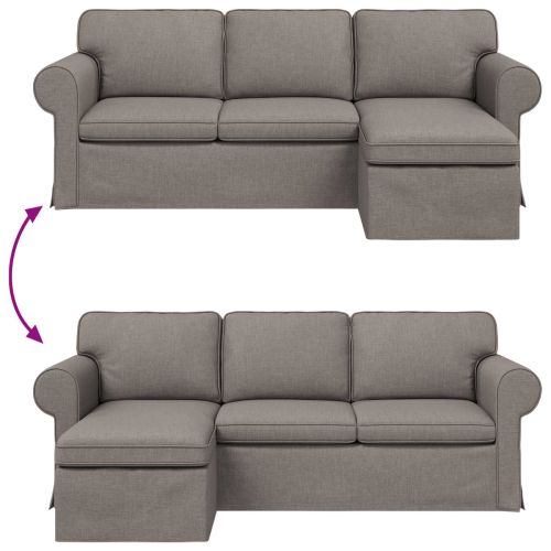 Диван Таупе 215 x 138 x 80 см текстил