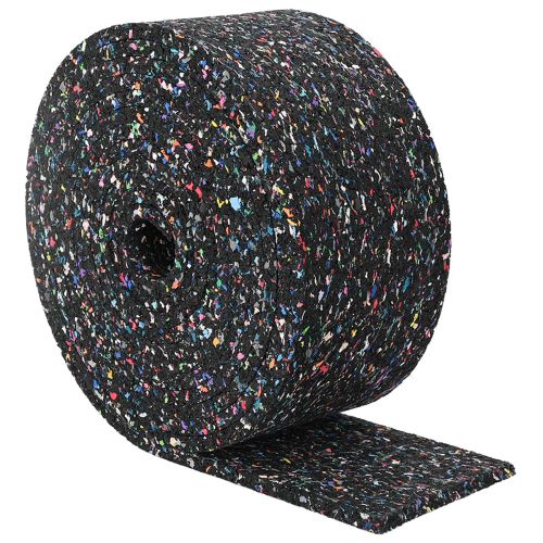 Ролка с гранулат от каучук Черно 1000 x 10 x 0,3 см Каучук