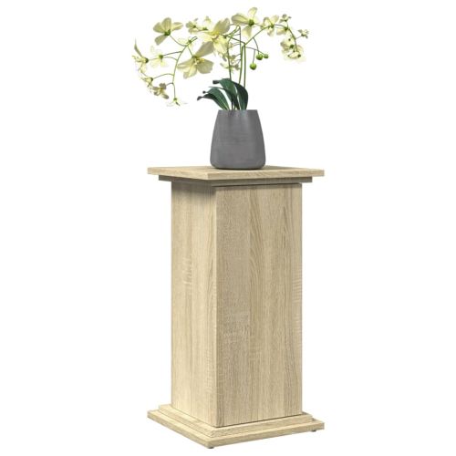 Стойка за витрини със съхранение 31x30x60 см инженерно дърво