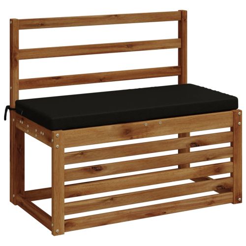 Възглавница за пейка SOEST 100% полиестер Черно 60 x 40 x 5 см