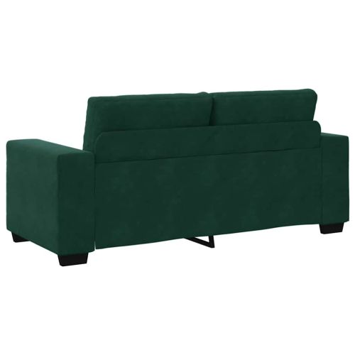 Loveseat Sofa Dark Green 140 cm Velvet - Untranslated
