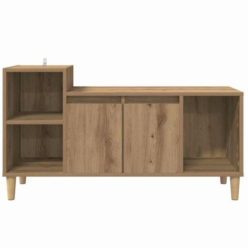 ТВ шкаф 100 x 35 x 55 см Дъб Инженерна дървесина