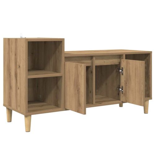ТВ шкаф 100 x 35 x 55 см Дъб Инженерна дървесина