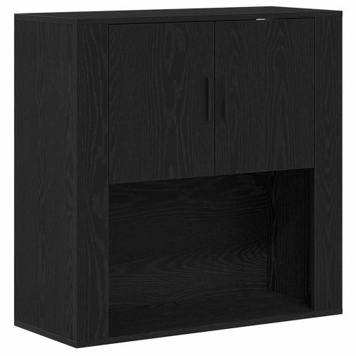 Стенен шкаф Черния дъб 80 x 33 x 80 см Инженерна дървесина