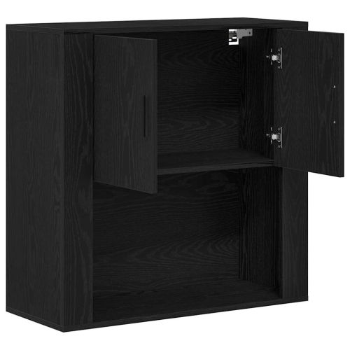 Стенен шкаф Черния дъб 80 x 33 x 80 см Инженерна дървесина