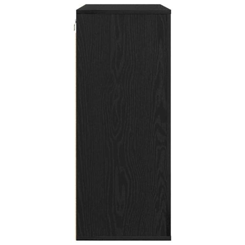 Стенен шкаф Черния дъб 80 x 33 x 80 см Инженерна дървесина