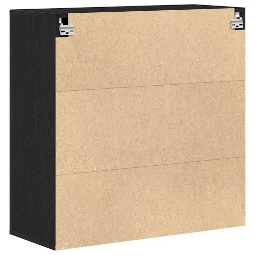 Стенен шкаф Черния дъб 80 x 33 x 80 см Инженерна дървесина