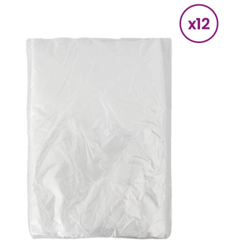 Прахова завеса 12 бр. Прозрачен 400 x 500 cm HDPE