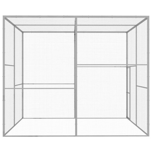 Клетка за котки 3x3x2,5 м поцинкована стомана