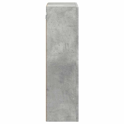 Висящ шкаф с рафт ELST Бетонно сиво 59 x 20 x 71,5 см