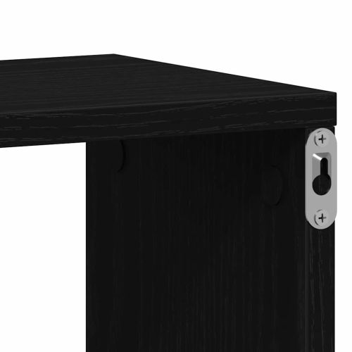 Стенен рафт Черния дъб 85 x 16 x 52,5 см Инженерна дървесина