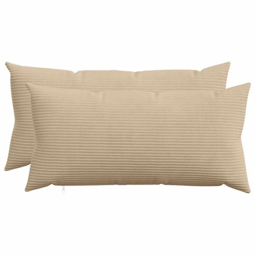 Калъфка за възглавница 2 pcs HEERLEN Таупе 40 x 70 cm кордурой