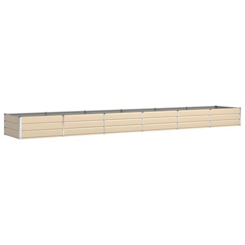 Кашпа Слонова кост 580 x 100 x 45 см Поцинкована стомана