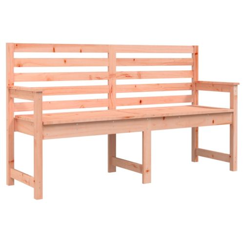 Градинска пейка 159,5x48x91,5 см масивна дугласка дървесина