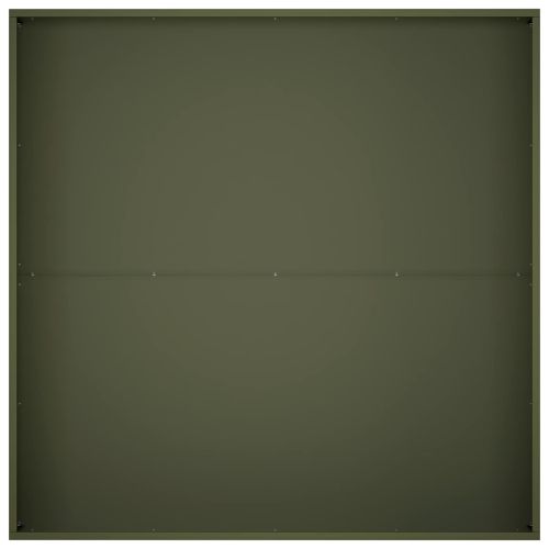 Градинска саксия 2 бр. Маслиненозелено 80 x 80 x 30 cm