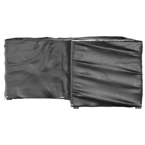 Покривала за ъглови градински мебели 2 бр 16 капси 215x215x90см