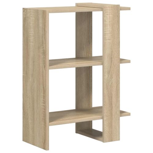 Рафт за книги 2 нива 52 x 25 x 71,5 см Инженерна дървесина