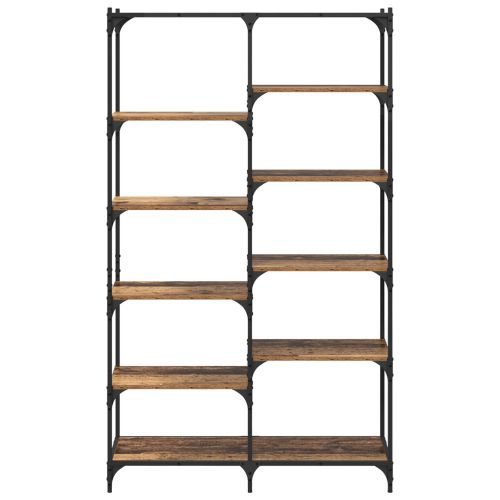 Рафт за книги 9 нива 100 x 32 x 170 см Инженерна дървесина