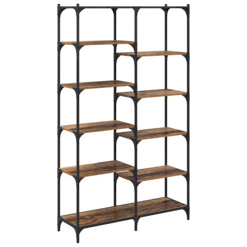 Рафт за книги 9 нива 100 x 32 x 170 см Инженерна дървесина