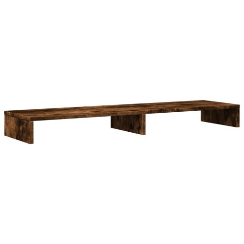 Поставка за монитор, опушен дъб, 100x27x10 см, инженерно дърво