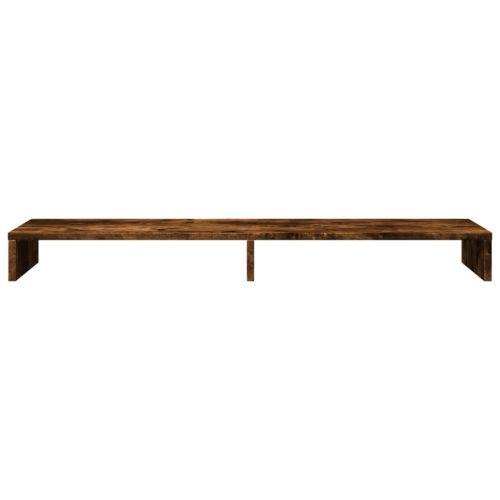 Поставка за монитор, опушен дъб, 100x27x10 см, инженерно дърво