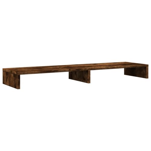 Поставка за монитор, опушен дъб, 100x27x10 см, инженерно дърво