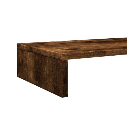Поставка за монитор, опушен дъб, 100x27x10 см, инженерно дърво