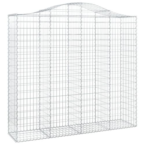 Дъговидна габионна кошница 200x50x180/200 см поцинковано желязо