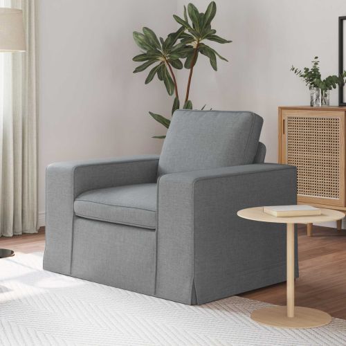 Диван Светлосиво 103 x 80 x 82 см текстил